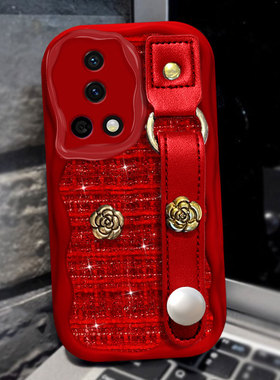 红色针织新年本命年适用华为nova12手机壳新款荣耀8x过年P40Pro高级感30喜庆60SE全包60保护套P50Pro蛇年p50