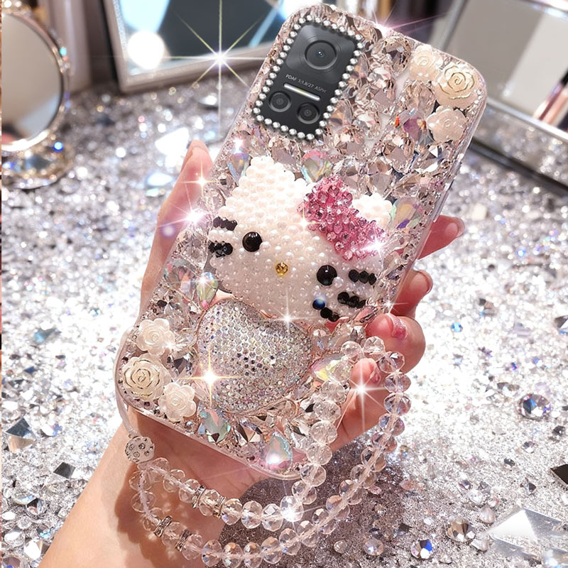 高端奢华镶钻手机壳，不掉钻，不发黄