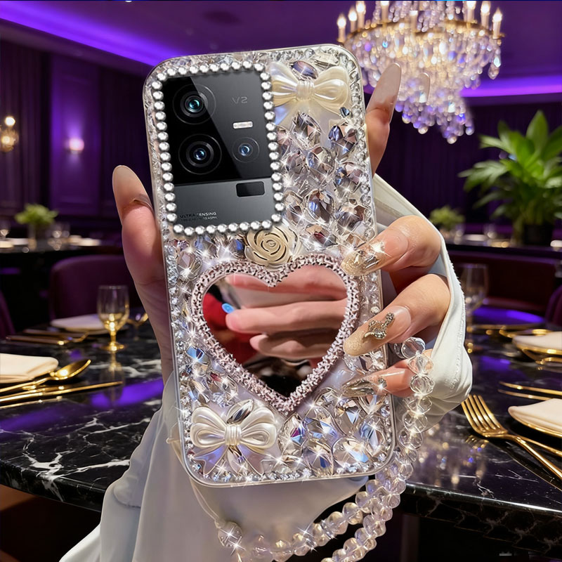 高端奢华镶钻手机壳，不掉钻，不发黄