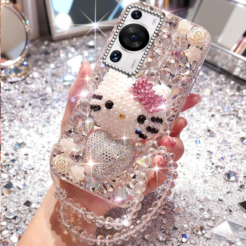 高端奢华镶钻手机壳，不掉钻，不发黄