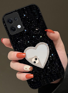 高级新款亮片适用OPPOReno13手机壳女款K11x硅胶3元气版小众9全包11保护套6网红A6max外壳9秋冬A6GT冬天5新品