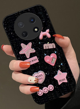 2026新款高级亮片适用华为畅享60x手机壳女款荣耀x50pro小众畅玩60M新品70X硅胶5外壳Play10c保护套8T冬天X40