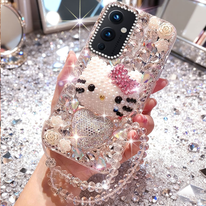 高端奢华镶钻手机壳，不掉钻，不发黄