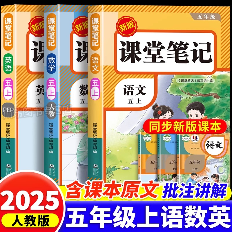 五年级上册课堂笔记人教版