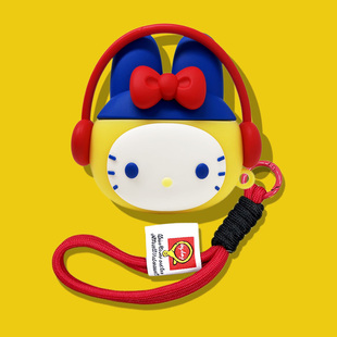 适用于airpodspro2保护套airpods4保护壳3苹果蓝牙耳机套盒airports4三四代airpod硅胶ipod软壳pro2二代kitty