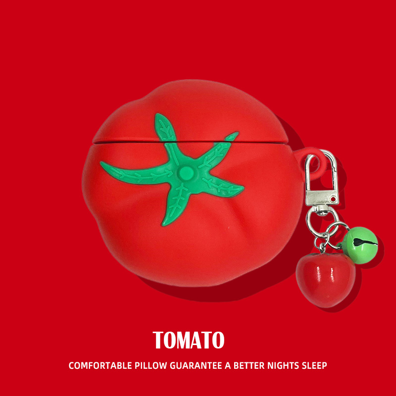 适用于vivotws4保护套tws3e保护壳vivo蓝牙耳机套iqoo tws1 air2 pro硅胶tws3pro软tws2e耳机盒tw4番茄西红柿