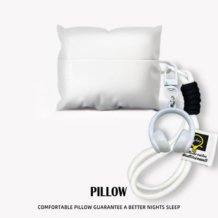 适用IQOO TWS Air3 Pro保护套vivo TWS A4蓝牙耳机壳tws4盒hifi版5创意A3防摔枕头3pro硅胶软壳3e/1e挂绳2e