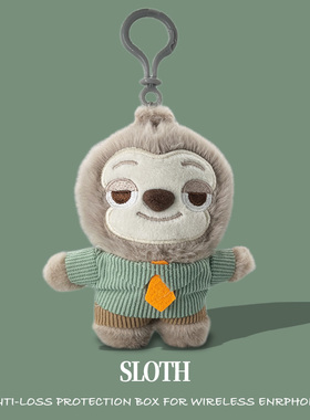 适用oppoencofree4保护套OPPO enco air4pro保护壳ence毛绒x3蓝牙耳机套盒free3疯狂动物成air2pro软壳air4i