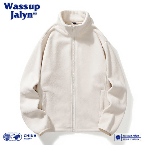 WASSUPJALYN摇粒绒外套男秋冬季