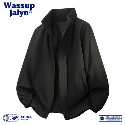 WASSUPJALYN立领飞行夹克棉服