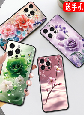 秋昊适用于iphone15pro手机壳iphoen15pro春天a3104花卉iph0ne15pro好看A3104唯美iphong 15pro保护套萍果15p