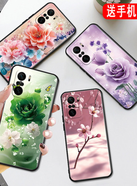 秋昊适用于红米k40pro手机壳miuiK40pro花卉M2012K11C春天红迷K4opro保护套xiaomiK40pro好看m2012k11c唯美防