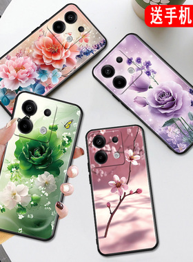 秋昊适用于红米note13pro手机壳MiuiNote13pr0好看rdemiNote13pro保护套hm Notel3pro花卉2312DRA50C春天2312