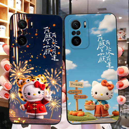 秋昊适用于红米K40新款防摔手机壳m2012k11c高颜值k40pro动漫彩绘m2012k11ac防摔保护套红米k40pro+创意搞怪