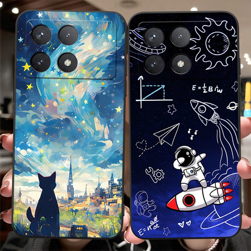适用于红米k70宇航员卡通手机壳