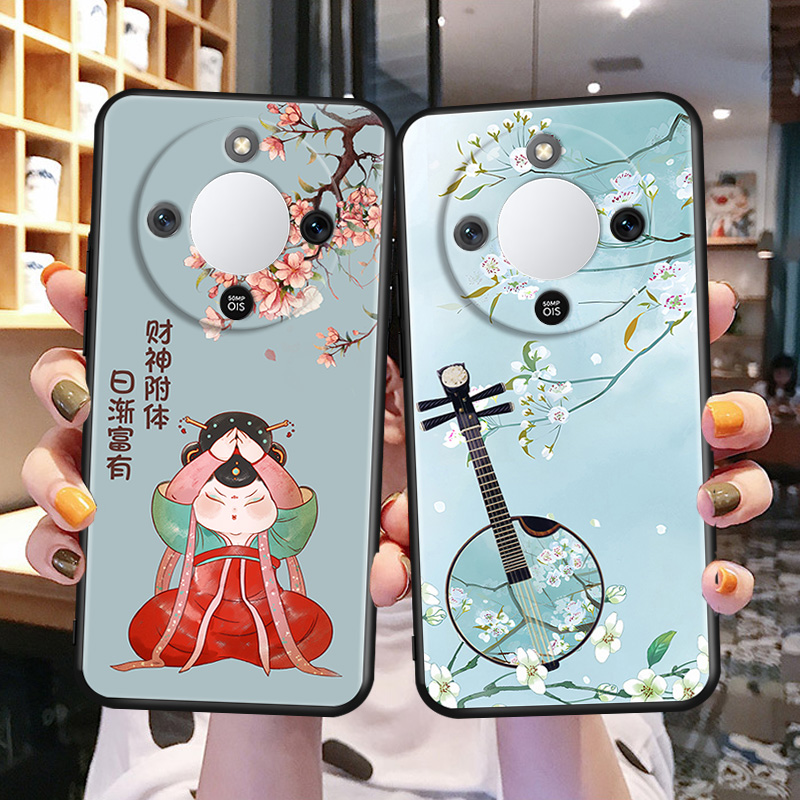 适用于荣耀X70文艺手机壳