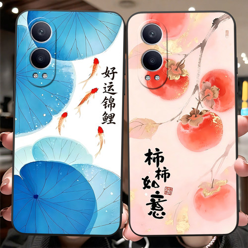 新款彩绘文艺适用oppok12x手机壳