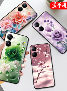 秋昊适用于realmev30手机壳真我v30唯美真我v30t女rmx3618时尚rmx3619防摔RMX3618好看RalmeV30t简约RMX3619