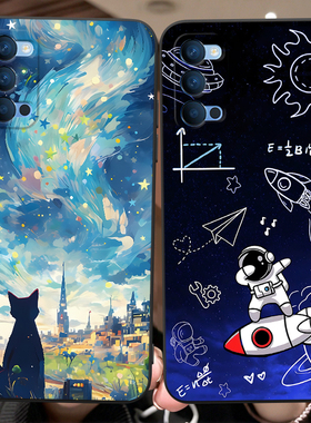 秋昊适用于OPPOReno4Pro手机壳RENO4PR0防摔rno4pr风景画pdnm00唯美reon4pro外壳PDNM00学生0p0preno4pr0励志