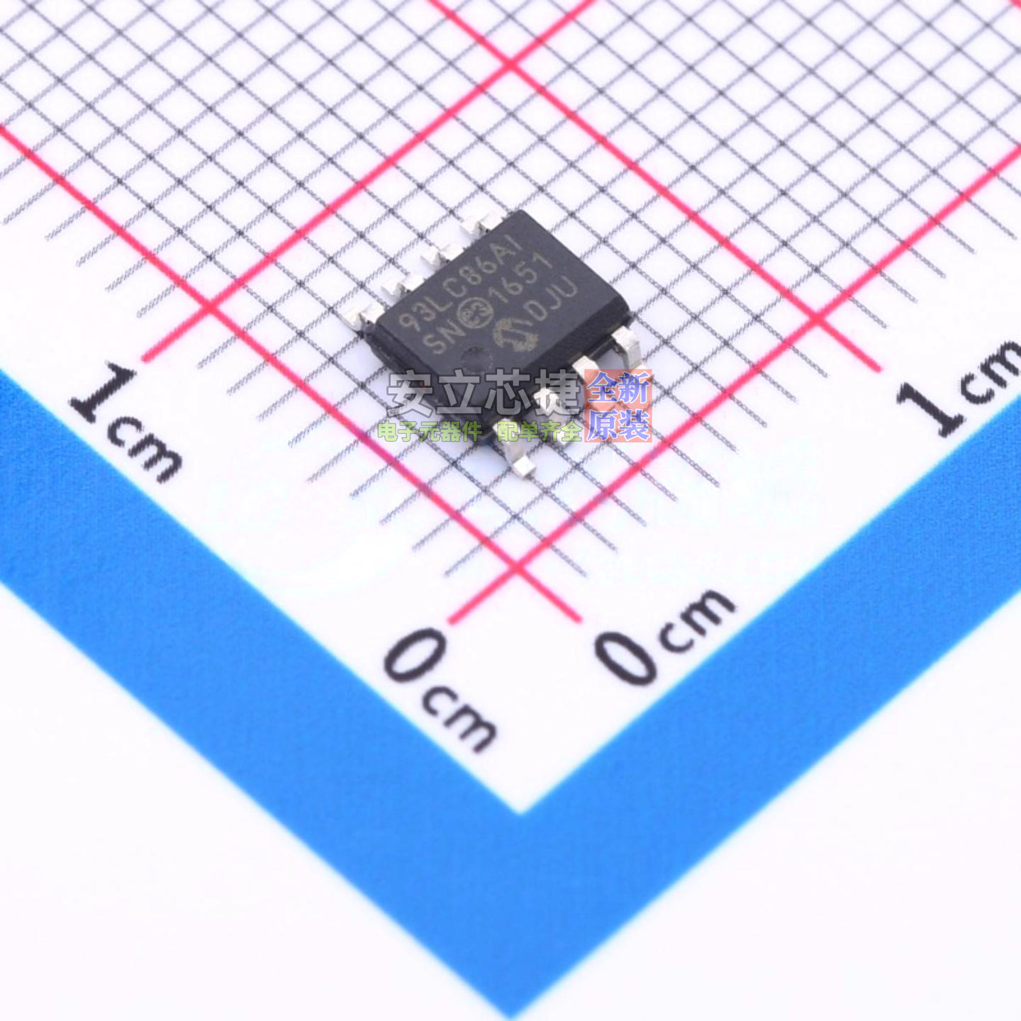 EEPROM 93LC86A-I/SN SOIC-8 MICROCHIP(微芯) 电子元件全新原装