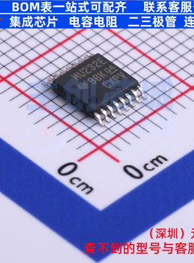 RS232芯片 SN65C3232EPWR TSSOP-16 TI/德州 电子元器件全新原装