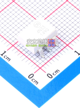 晶体管输出光耦 4N33SM SMD-6P onsemi(安森美) 电子元件全新原装