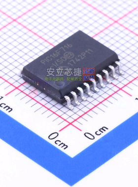 单片机(MCU/MPU/SOC) PIC16F716-I/SO SOIC-18 MICROCHIP(微芯)