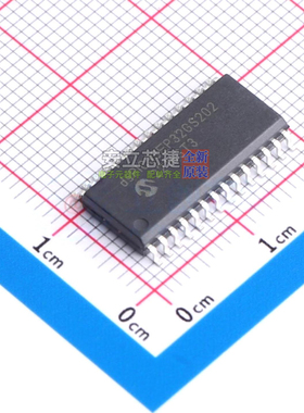 数字信号处理器(DSP/DSC) dsPIC33EP32GS202-I/SO SOIC-28 MICROC