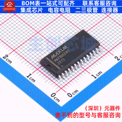 模拟开关/多路复用器 MAX306EWI+T SOIC-28 MAXIM(美信) 全新原装