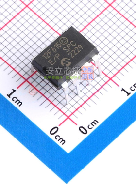单片机(MCU/MPU/SOC) PIC12F615-E/P PDIP-8 MICROCHIP(微芯)