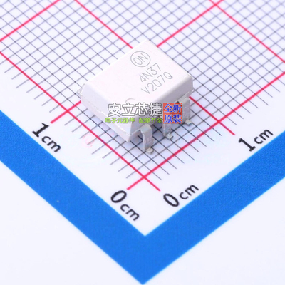 晶体管输出光耦 4N37SR2VM SMD-6P onsemi(安森美) 电子元件配单