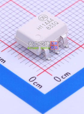晶体管输出光耦 H11AA4SR2M SMD-6P onsemi(安森美) 电子元件配单