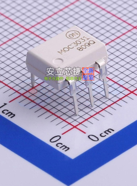 晶体管输出光耦 MOC3031M DIP-6 onsemi(安森美) 电子元器件配单