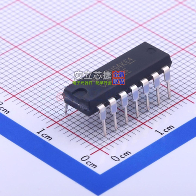 逻辑门 CD4082BE DIP-14 TI/德州 电子元器件配单全新原装