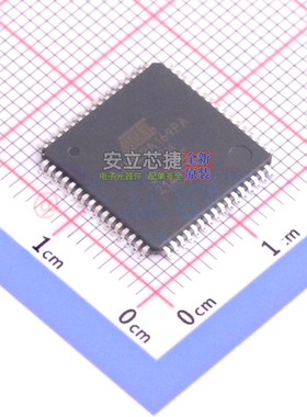 单片机(MCU/MPU/SOC) ATMEGA169PA-AUR TQFP-64 MICROCHIP(微芯)