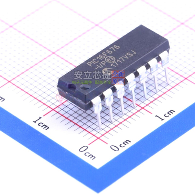 单片机(MCU/MPU/SOC) PIC16F676-I/P DIP-14 MICROCHIP(微芯)