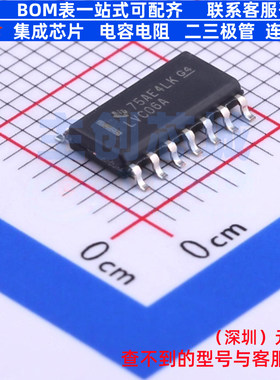 反相器 SN74LVC06ADR SOIC-14 TI/德州 电子元器件配单全新原装