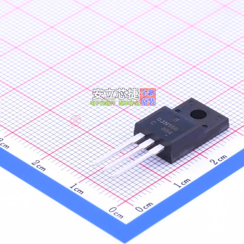 场效应管(MOSFET) NDFP03N150CG TO-220F onsemi(安森美) 元器件