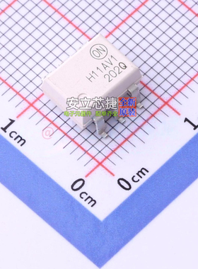 晶体管输出光耦 H11AV1SR2M SMD-6P onsemi(安森美) 电子元件配单