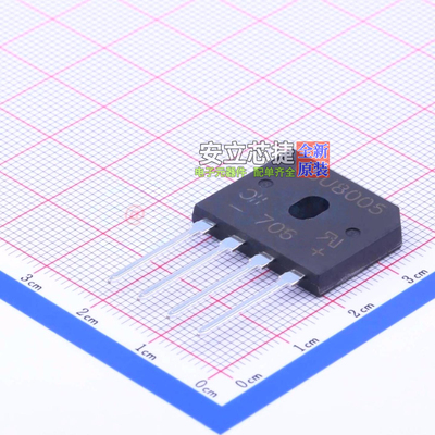 整流桥 GBU8005 GBU DIODES(美台) 电子元器件配单全新原装