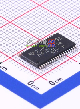 单片机(MCU/MPU/SOC) MSP430G2744IDA38R TSSOP-38-6.2mm TI/德州
