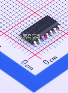 反相器 MC74AC04DR2G SOIC-14 onsemi(安森美) 电子元件全新原装
