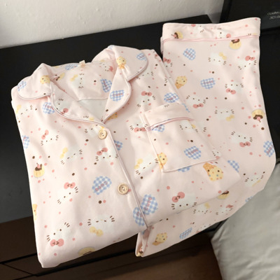 保暖磨毛HelloKitty德绒睡衣女款