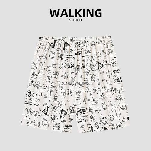 日系休闲卡通蜡笔小新睡裤