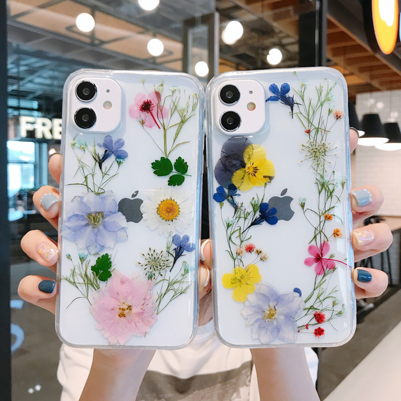 苹果12pro max手机壳,苹果12pro max充电器 永生花适用苹果12手机壳透明防摔女神款iphone12pro max手机套高级版