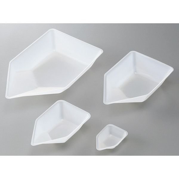 asone 称量盘船形抗静电称量舟10/40/70/150/300ml塑料称量皿 非带电