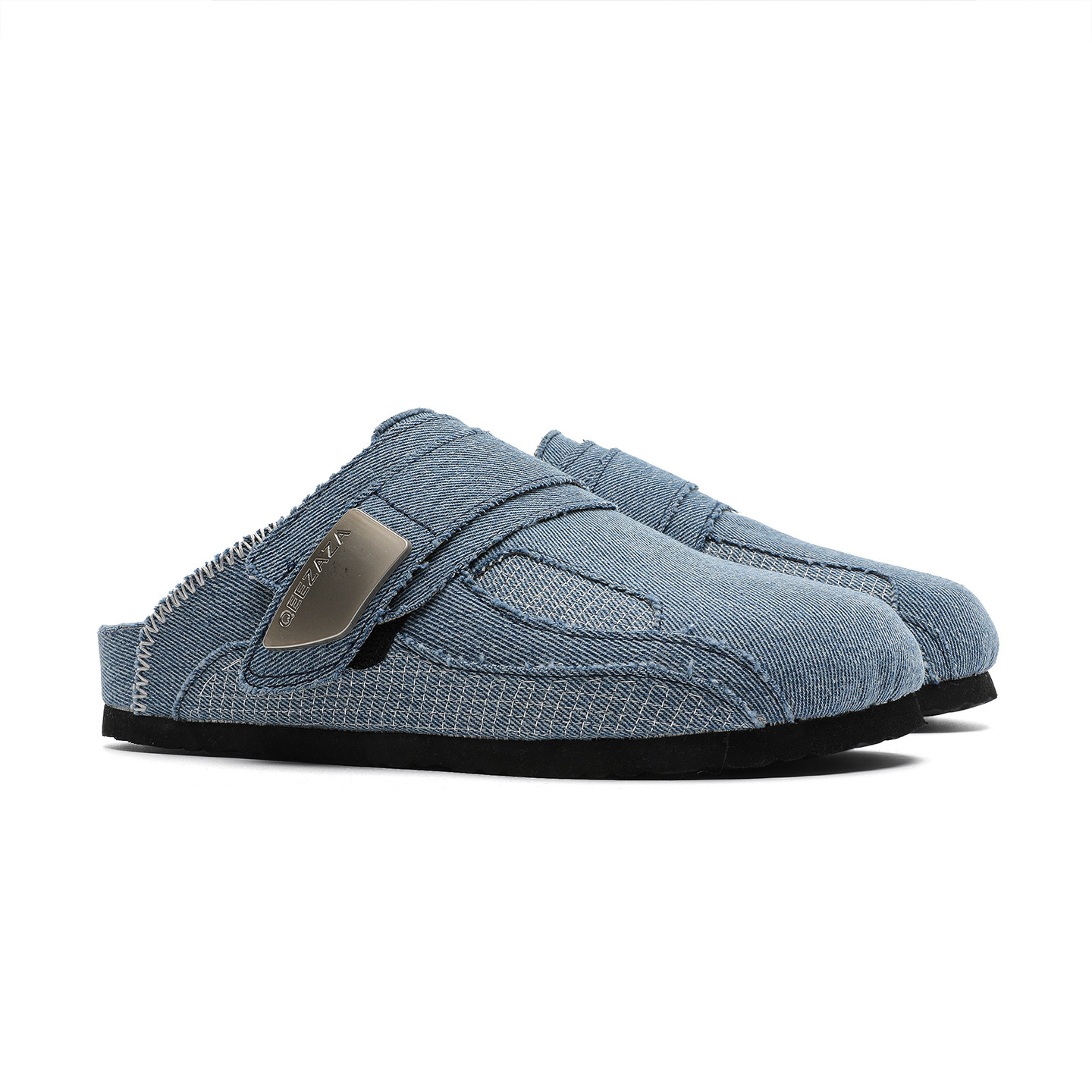 包头勃肯鞋男2025新款夏季外穿厚底高端拖鞋男博肯半拖高级感凉鞋