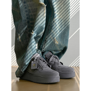 猫七寻男鞋2026新款春季潮牌高级感情侣增高板鞋男生百搭休闲潮鞋