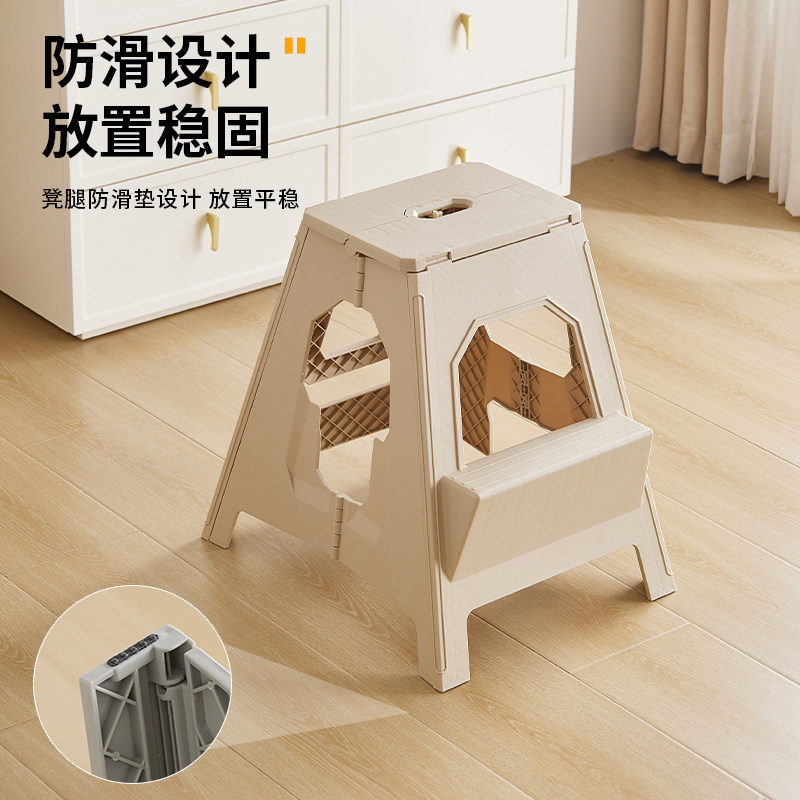 加厚折叠梯凳带踏脚台阶家用户外图片