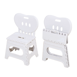 折叠靠背椅加厚塑料凳子家用成人儿童写字椅户外便携式小板凳椅子